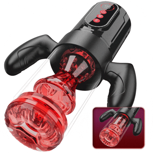 Wine & Beauty Handle Design 9 Thrusting & Rotating 9 Suction male sex toys
