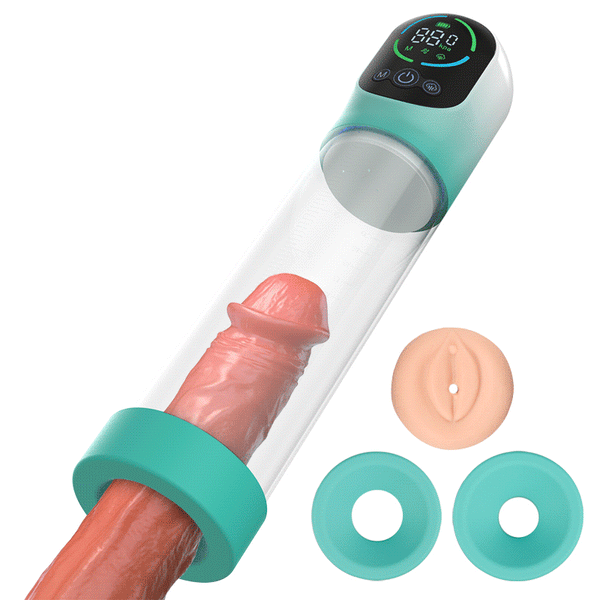 GigaGrow- AlluriaToy 5 Suction & Manual Air Pressure 2 IN 1 for ED Treatment Penis Pump
