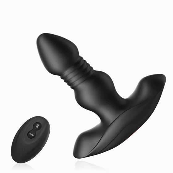 INVADER 3 Thrusting 10 Vibrations Anal Plug with Remote Controller